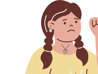 Olivia looks sad