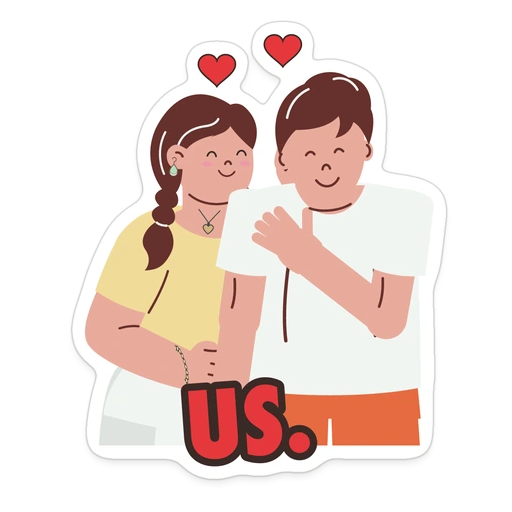 Us. sticker