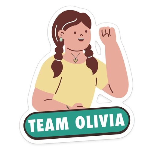 Team Olivia sticker